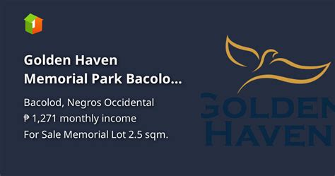 Golden Haven Memorial Park Bacolod Lot for Sale 3 years to pay.